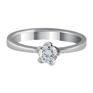 Кольцо с бриллиантом 0.40 ct Кольцо с бриллиантом 0.40 ct